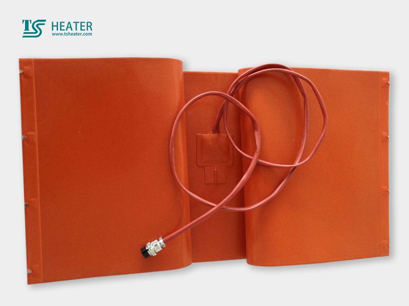 Flexible silicone heater