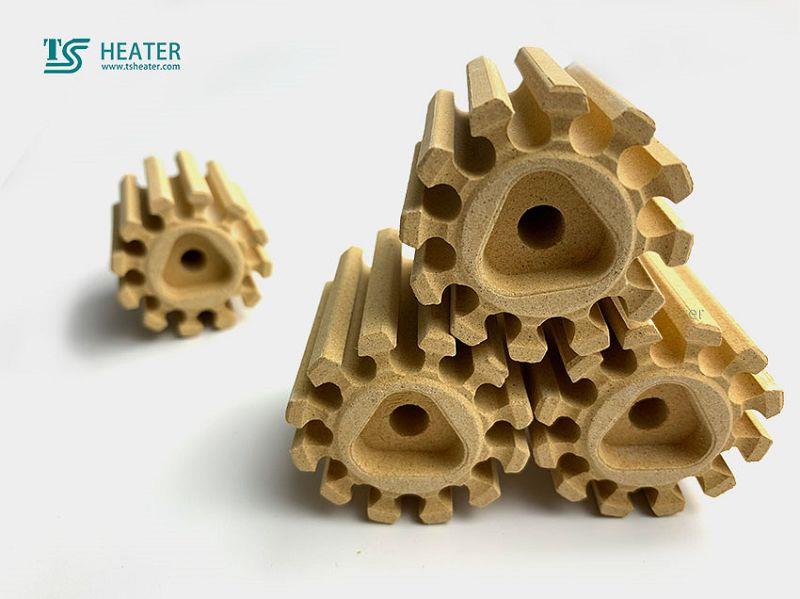 Manufacturer excellent skid resistance hot selling cordierite porous ceramic parts