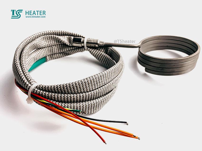 Brass coil heater