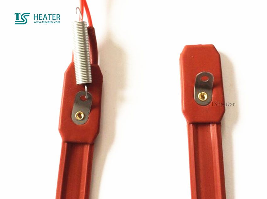 Silicone rubber heater for compressor supplies