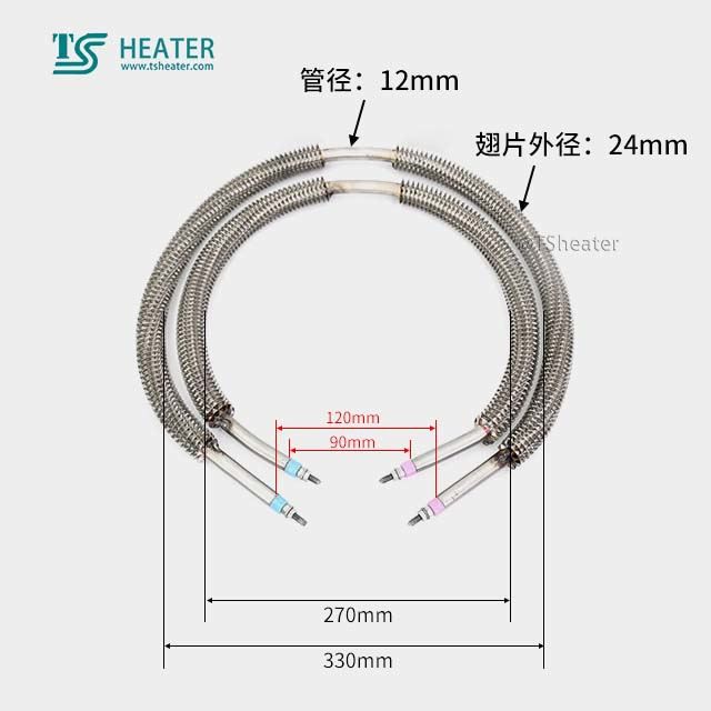 finned heater element 3