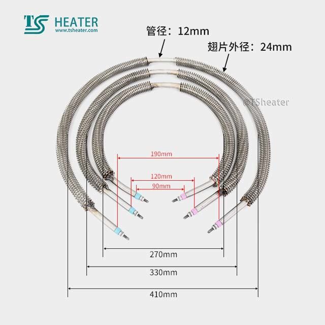 finned heater element 2
